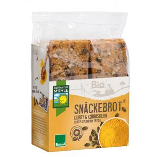 Snäckebrot Curry & Kürbiskern