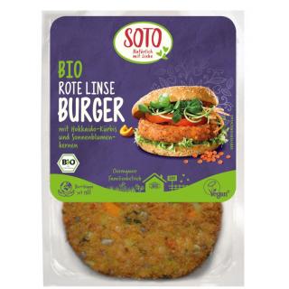 Gemüse-Burger rote Linse