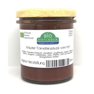 Kräuter-Tomatensauce vom  Hof